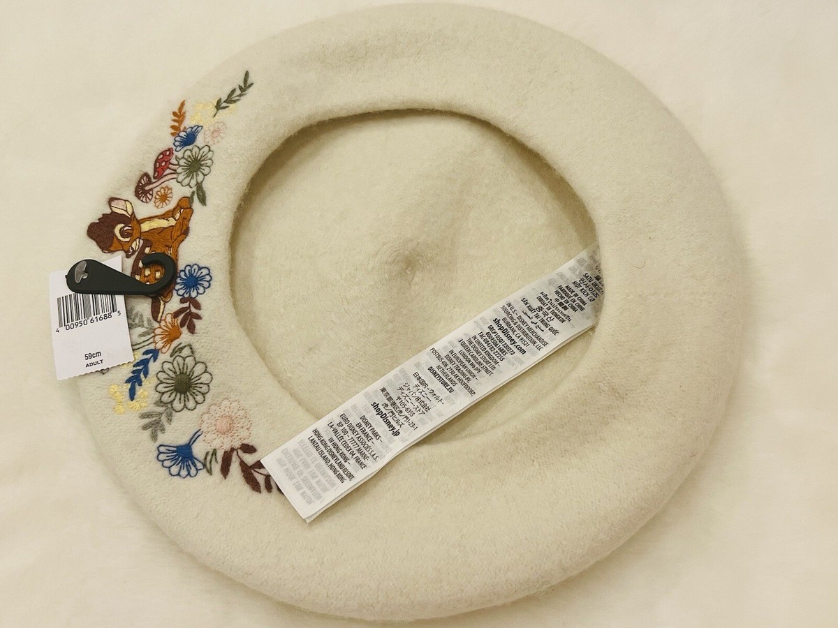 New! So beautiful Disney Store Bambi Comfy and Cozy Beret 