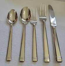 Lenox BELOVED BRIDAL Place setting NEW FLATWARE 5 piece knife fork spoon 