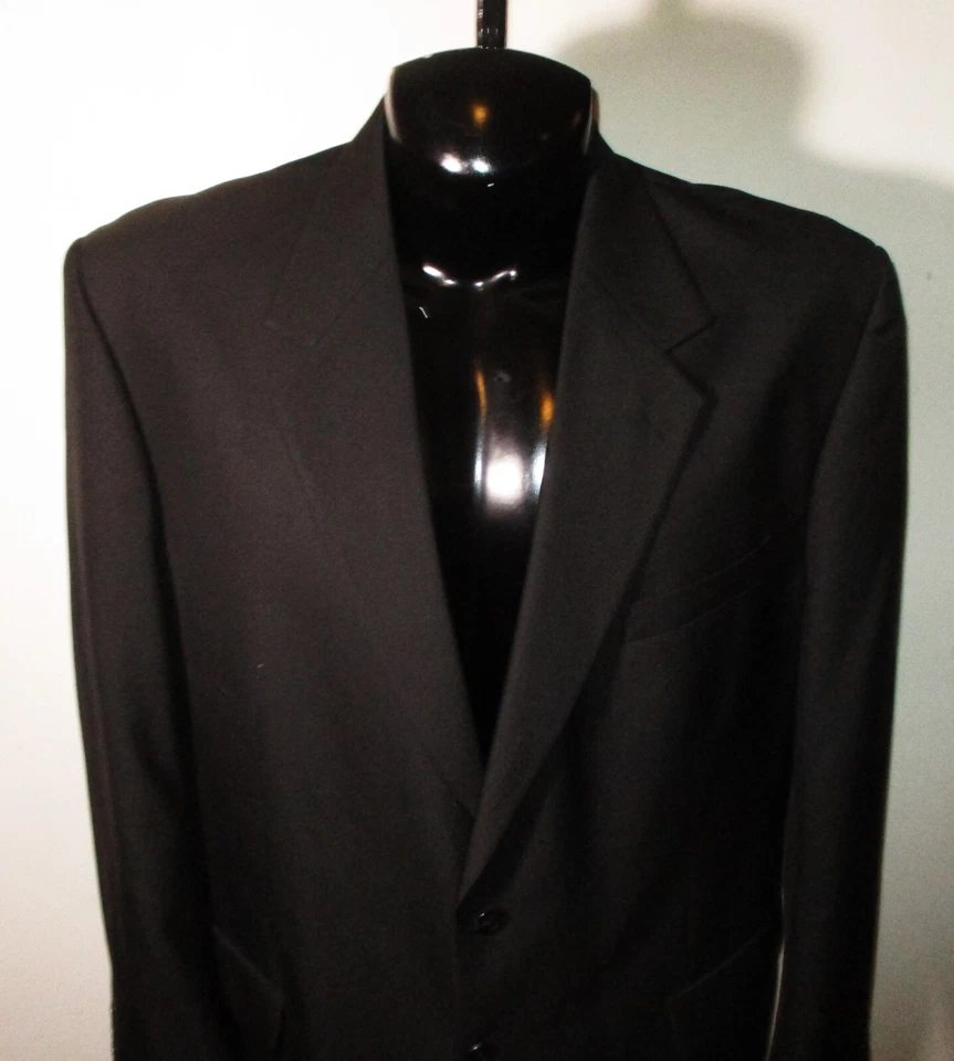Traje GEORGE Negro 2 Piezas Hombre Talla 48 Largo, 35X34 Foto 3 de 4