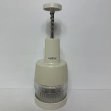 VTG Pampered Chef Zyliss Food Chopper #2580 Stainless Blade Push Box