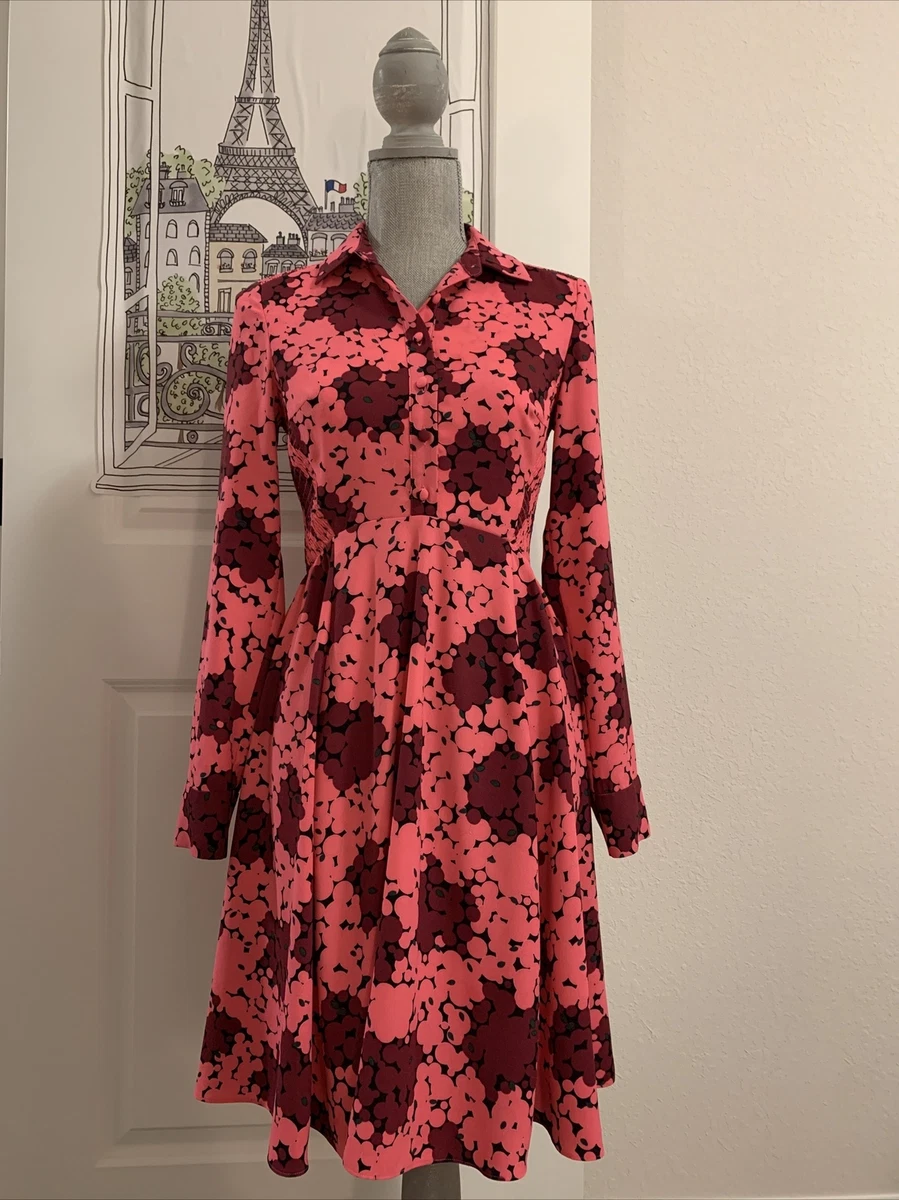 Kate spade bubble top dot smocked dress