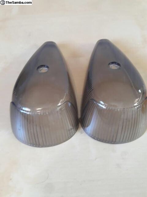 Pair Of Turn Signal Lenses For VW Bug 1964-1973 – Clear Bright Replacement Set