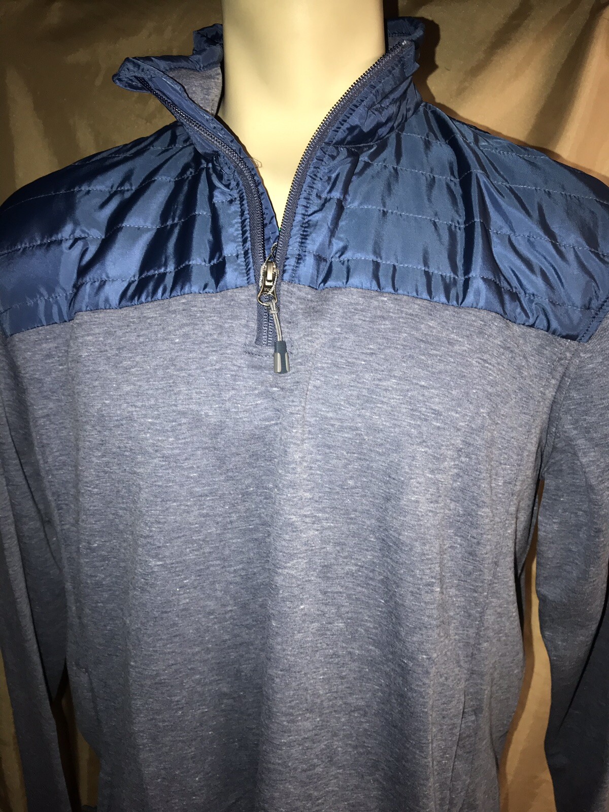 eddie bauer mixed media pullover
