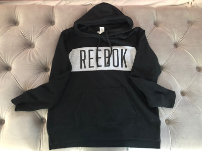 black reebok hoodie women's