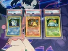 1999 Pokemon Unlimited Base set Trio PSA 7/6/7 Charizard, Blastoise, Venusaur