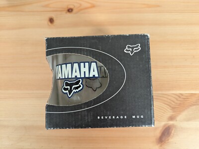 [Brand New In Box Late 1990's] Fox Racing Yamaha Coffee Mug