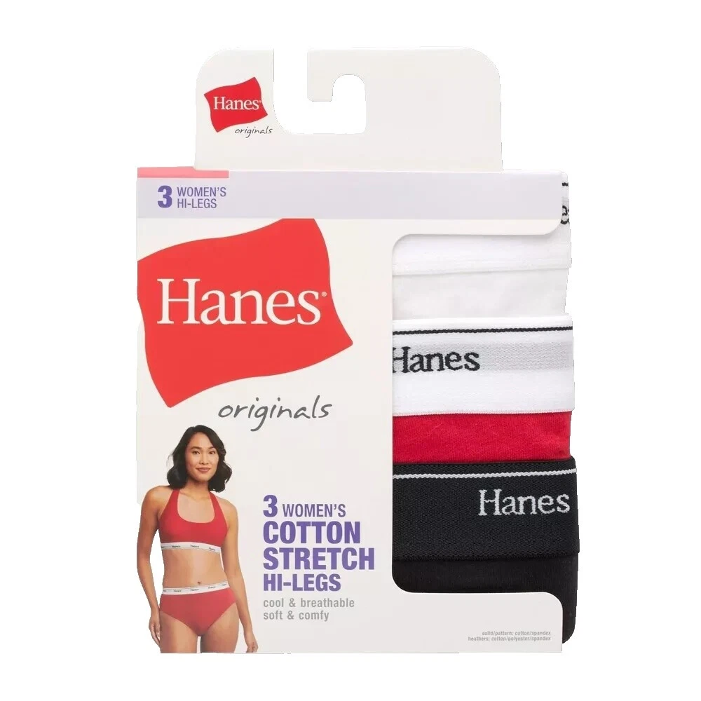 Hanes Negro Talla de ropa interior y de dormir para De mujer