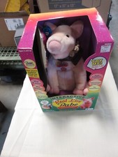 NEW VTG Equity Toys Interactive Real Live Talking Babe Pig  FOOD Movie VIDEO