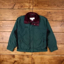 Vintage Columbia Windbreaker Jacket L Bugaboo Green