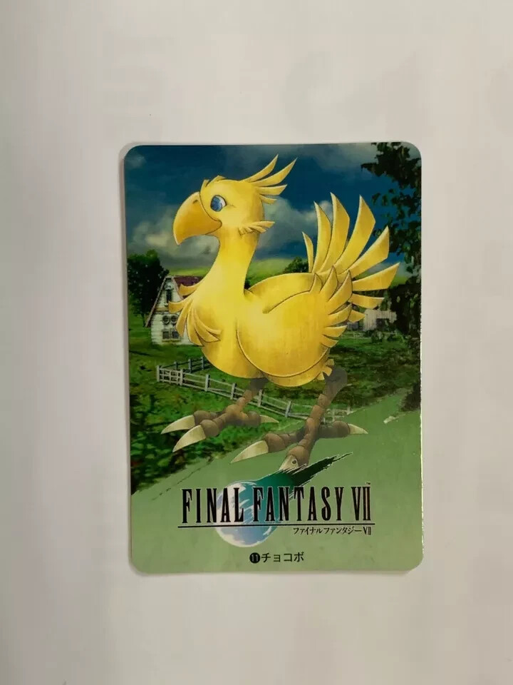 Chocobo FINAL FANTASY VII FF7 SQUARE japanese 1997 Very rare Bandai F/S ...
