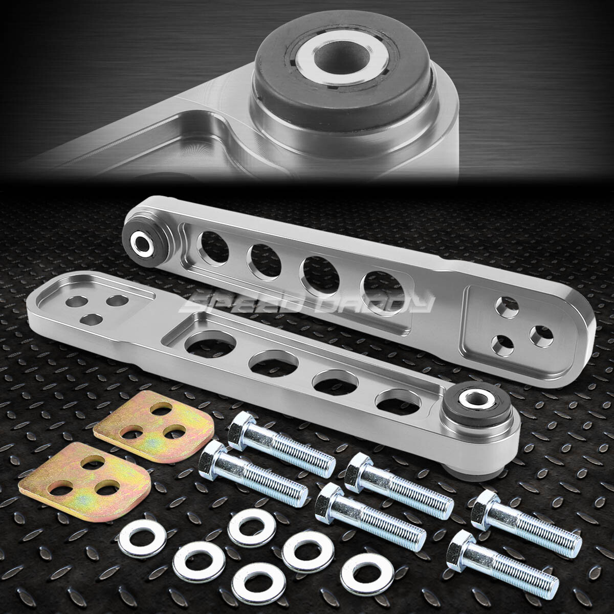 FOR 0105 CIVIC ES/EM/EP3 SILVER ALUMINUM REAR LOWER SUSPENSION CONTROL ARM/BAR eBay