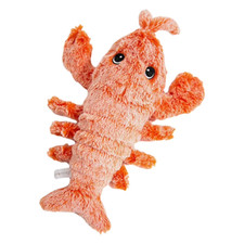 1/2/3 Cat Toys Electric Lobster USB Rechargeable Simulation Jumping Shrimp Plush
