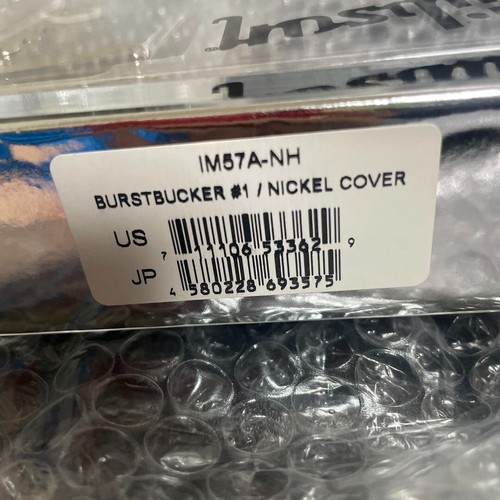 Unopened Gibson Burstbucker Neck Nickel Cover - Picture 4 of 4