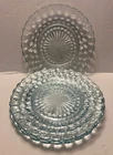 Anchor Hocking Dinner Luncheon Blue Bubble 9 1/2“ Plates Sapphire