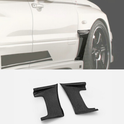 For Mitsubishi Evolution EVO 7 8 9 VSStyle Carbon Fiber Front Fender Addon spat
