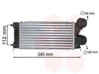 VAN Wezel LadeluftküHler LuftgeküHlt Aluminium FüR CitroëN C4 Picasso I 40004343