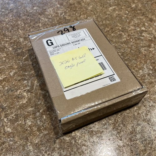 2026 W Gold American Eagle $5 Proof Coin, 1/10 th OZ.  W/OGP (Sealed Box)