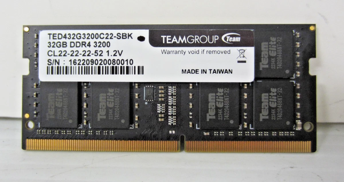 Team Group Computer RAM 32 GB Total Capacity for sale | eBay