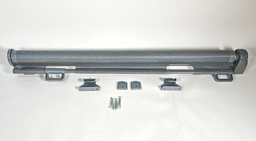 Retractable Pet or Baby Safety Gate Barrier 31” H x 56” Max Width Adj. Mount