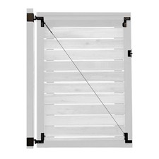 Adjust-A-Gate Frameless Anti-Sag Gate Kit, Fits Openings Up to 72"x84" Open Box 