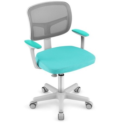 COSTWAY Kids Adjustable Desk Chair Auto Brake Casters Ergonomic Study