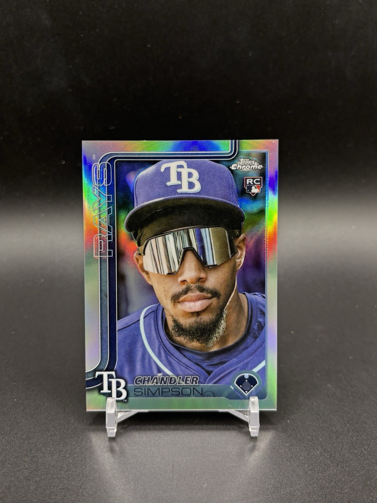 2025 Topps Chrome Update Series - Chandler Simpson Image Variation USC179 Rays