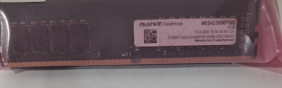 #ad Mushkin Essentials PC4 2666 16GB 1x16GB RAM DDR4 2666MHz MES4U266KF16G $39.96