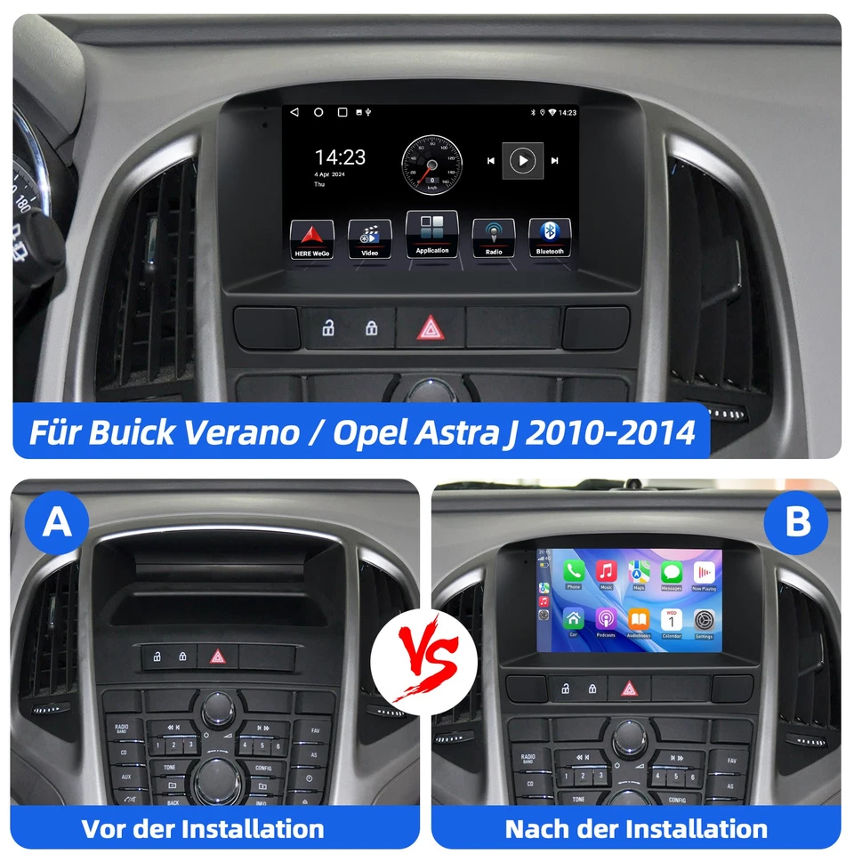 2+64GB Android CarPlay Radio Stereo GPS For Vauxhall Astra J 09-14 GTC Head Unit - Image 4 of 4