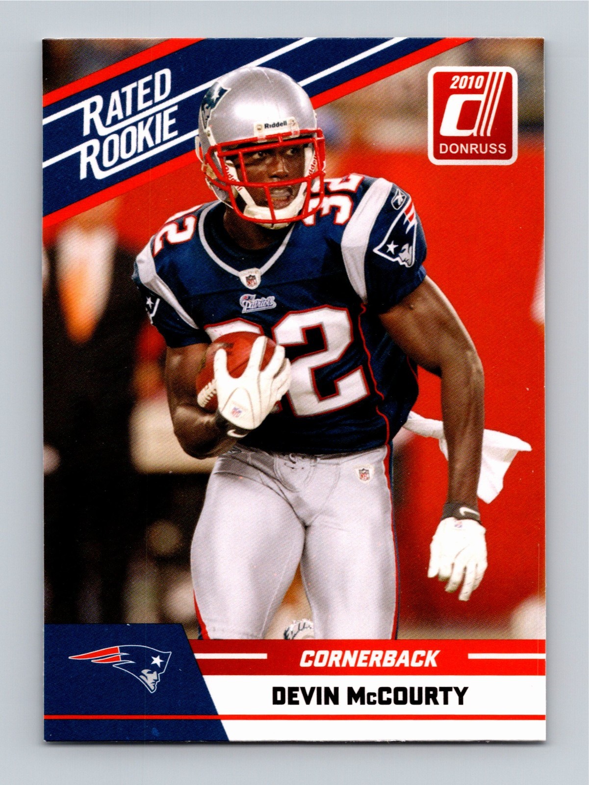 Devin McCourty Donruss Rated Rookies #30 Base