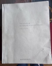 Sotheby's 1996 the Estate of Jacqueline Kennedy Onassis Auction 584 Page Catalog