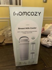 Momcozy Portable Breast Milk Cooler 22oz White ombr   - New Open Box