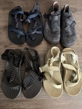 Men s Chacos ZClassic Zvolv Black ZCush Tan Sandals Paonia Black Shoes US 11 Lot