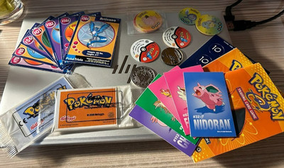 SAMMLUNG POKEMON ARTIKEL - STICKER / POGS / TAZO / METALLMÜNZE / FLIP COIN