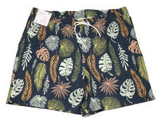Goodfellow Co. Mens Size XXL Leaf Print Board Shorts Swim Trunks With Liner