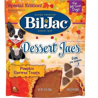 Bil Jac Pumpkin Flavored Dog Treats 10 oz Resealable Bag Healthy Snack