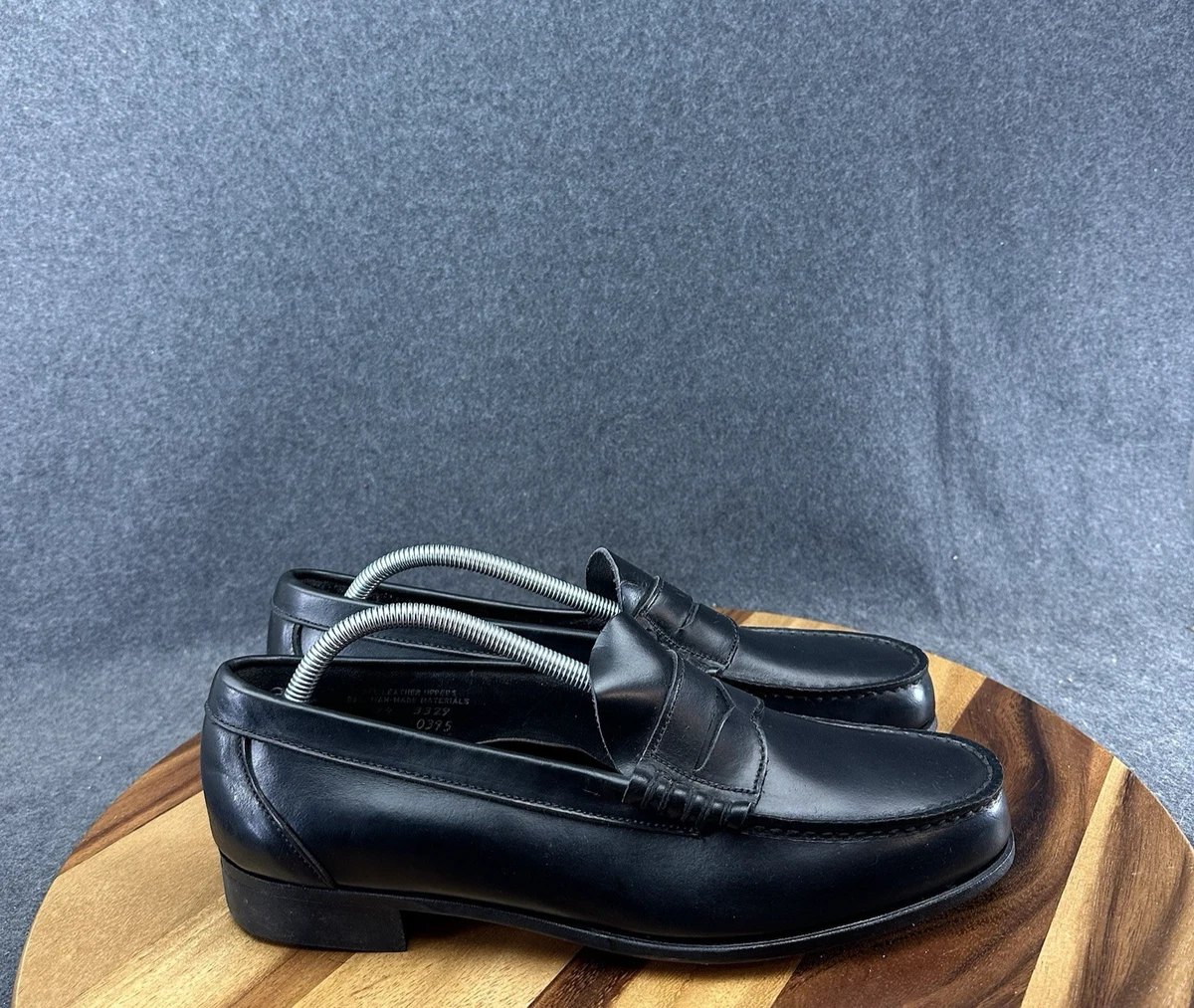 Vtg 60s Mason\'s Shoes Leather‎ Moc Toe Dress buckle Loafers 9.5 made in usa mason shoes products for sale | eBay main image 4