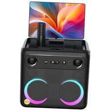 Smart Karaoke Machine for Adults - with Lyrics Display, 32GB Karaoke Break X2