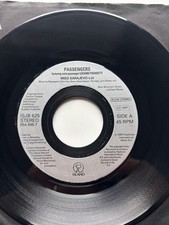 U2 Passengers Miss Sarajevo 7" Jukebox Vinyl Record