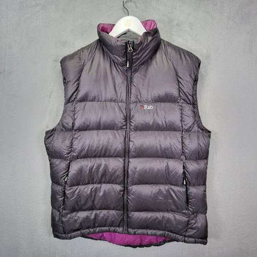 Rab Neutrino Weste Damen UK 16 grau Daunenfüllung Pertex Quantum Gilet Puffer - Bild 1 von 15