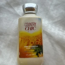 Bath & Body Works COUNTRY CHIC Shea & Vitamin E Body Lotion, 8 fl oz RETIRED