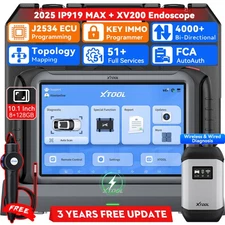 XTOOL TOP IP919 MAX J2534 ECU Programming Auto Diagnostic Scanner Key Programmer