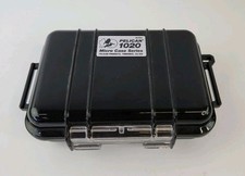 Pelican 1020 Watertight Hard Micro Case with Rubber Liner - Black USA Made