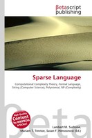 Lambert M. Surhone (U. A.) | Sparse Language | Taschenbuch | Englisch (2026)