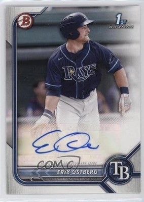 2022 Bowman Paper Prospect Erik Ostberg #PPA-EO Auto 11n6