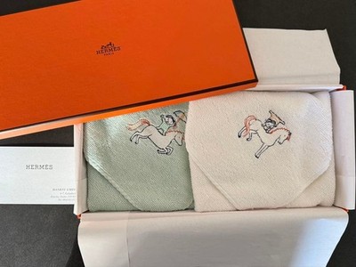 Hermes Kare Gabriel Towel Handkerchief Set