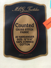 MCG Textiles Cross Stitch Fabric 22 Hardanger 12 x 18