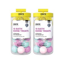Hydrating Bath Bomb Gift Set, 2 Pack - Includes 20 Bath Bombs and 2 Loofahs, ...