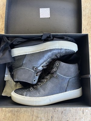 All Saints Rift Hi Top Sneaker Boots Turnschuhe Uk Größe 7 Originalverpackt - Nie Benutzt