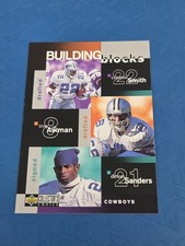 1997 Collector's Choice #366 Emmitt / Deion / Irvin / Aikman FOOTBALL Card 8L