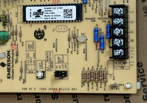 Source1 York Luxaire 265901 Emerson 50A56-242 Furnace Control Board 🔥Checked - Picture 6 of 23